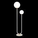Nordic Double Head Glass Floor Lamp by Axyaa