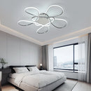 Axyaa Modern LED Ceiling Light for Living Room & Bedroom, Chrome/Gold Plated, AC110-240V