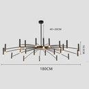 Axyaa Nordic Chandeliers Dining Room Pendant Lights Ceiling Hanging Lamps Indoor Lighting
