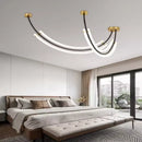 Axyaa Modern LED Pendant Chandeliers for Living Room Dining Room Indoor Lighting