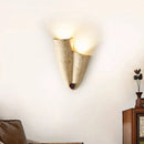 Axyaa Vintage Yellow Cave Stone Wall Lamp