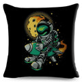 Axyaa Astronaut Sports Cushion: Fun Home Decor for Kids Room, Planet & Music Theme