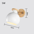 Axyaa Macaron Sconce: Colorful LED Adjustable Wall Light for Bedroom, Living Room, Foyer