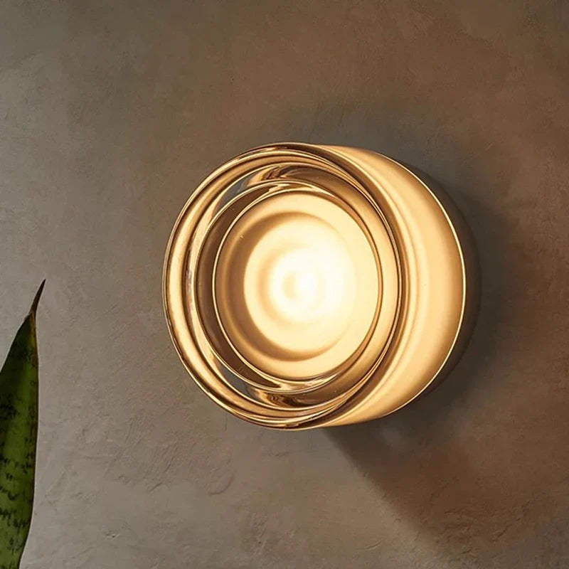 Axyaa Amber Jelly LED Wall Lamp for Modern Home Decor