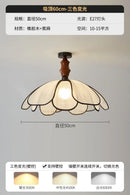 Axyaa Vintage Rattan Chandelier Light for Dining Room Bedroom