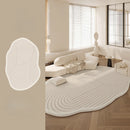 Axyaa Plush Cream Bedroom Rug: Soft Fluffy Carpet for Living Room & Bedside