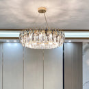 Axyaa Crystal Light Luxury Chandelier for Living Room, Dining Room, and Bedroom