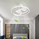 Axyaa LED Ceiling Fan: Modern Design with Remote Control, Silent Operation for Dining Room and Bedroom.