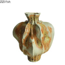 Axyaa Retro Ceramic Vase for Stylish Table Decor and Floral Arrangements