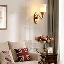 Axyaa Traditional Wall Lamp with 12W Warm White LED Bulb