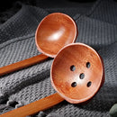 Axyaa Ramen Noodle Spoon: Japanese Wooden Eating Utensil for Korean Cuisine