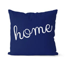 Axyaa Navy Blue Geometric Cushion Cover - Decorative Sofa Pillowcase