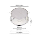 Axyaa Stainless Steel Storage Tray Filter Rack Kitchen Food Container Organizer