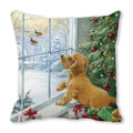 Axyaa Christmas Cat Dog 2023 Pillowcase Snowman Gift Set Decor
