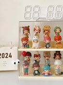 Axyaa Acrylic Toy Display Stand Box for Action Figures Organizes, Showcases, and Stores Toys