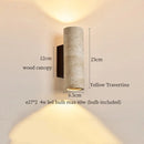 Axyaa Vintage LED Wall Lights for Living Room, Bathroom, Bedroom - Columnar Stone Design