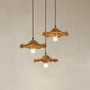 Axyaa Lotus Leaf Retro LED Pendant Light for Zen Tea Room and Living Room