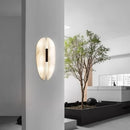 Axyaa Natural Marble Wall Sconce Decor Snowflake Art Indoor Lighting Hotel Villa