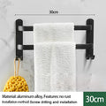 Axyaa Wall-mounted Triple-layer Towel Holder for Bathroom Storage