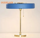 Blue Axyaa Table Lamp for Modern Home Decor Lighting