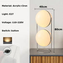 Axyaa Nordic Bauhaus LED Floor Lamp for Romantic Living Room Decoration