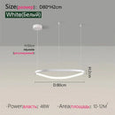Axyaa Modern Designer Circular Pendant Light for Bedroom and Living Room