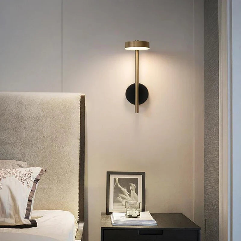 Axya Rotating Wall Lamp for Nordic Minimalist Style Bedside and Decorative Lighting.