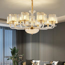 Axyaa Luxury Crystal Glass Pendant Lamp for Living Room, Dining Room, and Bedroom