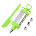 Axyaa Stainless Steel Cookie Decorating Gun Set Pastry Syringe Baking Tools