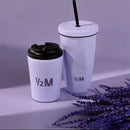 Axyaa Stainless Steel Insulated Coffee Cup - Hot/Cold Drink Leak-Proof Cup