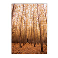 Nordic Deer Landscape Canvas Poster for Living Room Decor by Axyaa