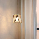 Axyaa Glass Vintage Industrial LED Pendant Lights Hanglampen