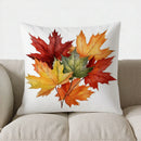 Autumn Maple Leaves Decorative Pillow Cover by Axyaa - Sofa, Bedroom, Car
