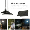 Axyaa Solar Pendant Light: Remote LED Chandelier for Outdoor & Indoor Garden
