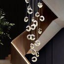 Axyaa LED Pendant Chandelier for Modern Home Decor and Indoor Lighting