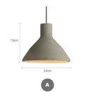 Axyaa Vintage Cement Hanging Chandelier for Dinning Room Restaurant