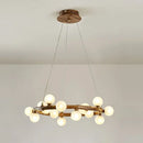 Axyaa Nordic Wood Twigs LED Chandelier Pendant Lamp for Dining Kitchen Living Bedroom