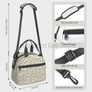 Axyaa Floral Insulated Lunch Bag with Adjustable Strap for Women