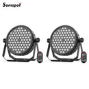 Axyaa 72LED RGB LED Par Light with DMX Remote Control for Stage Lighting