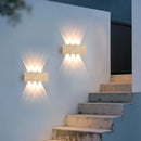 Outdoor Waterproof Wall Lamps Strip 12W LED Wall Lamp Natural stone Wall Lights by Axyaa
