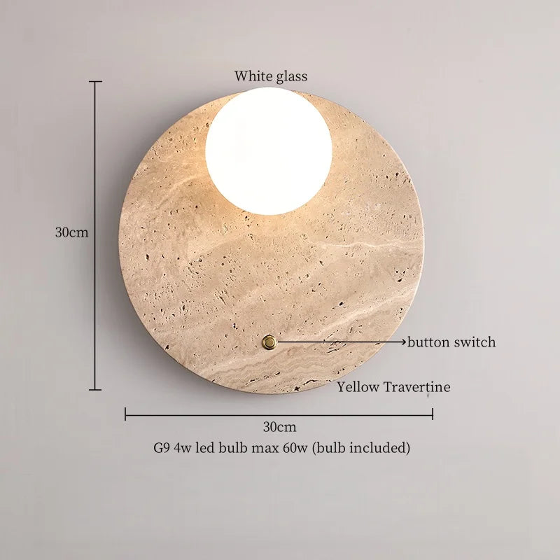 Axyaa Wabi Sabi LED Wall Lights for Home Lighting Living Room Bedroom Wandlampen