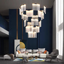 Axyaa Modern Chandelier Pendant Light for Living Room Staircase Lighting