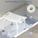 Axyaa 6-Level Adjustable Bath Chair Seat for Shower, Adults, Elderly, Pregnant, Non-Slip Stool