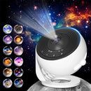 Axyaa Galaxy Projector Pro: 12-in-1 Planetarium HD Image, 360° Rotating Timer.