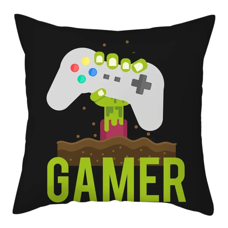 Axyaa Gaming Handle Player Pillowcase - Comfortable Home Decor