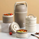 Axyaa Stainless Steel Vacuum Lunch Box with Insulated Storage Bag and Soup Cup