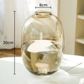 Axyaa Glass Vase Desk Decoration Flower Arrangement Hydroponics Room Decor
