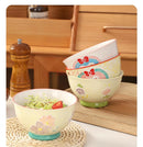 Axyaa Tulip Student 3D Relief Rice Bowl - Children's Tableware