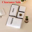 Axyaa Coral Fleece Adult Square Towel Set