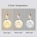 Axyaa Resin Astronaut Pendant Lamp for Kids Room Decor